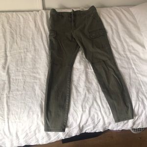Abercrombie army green cargo pants
